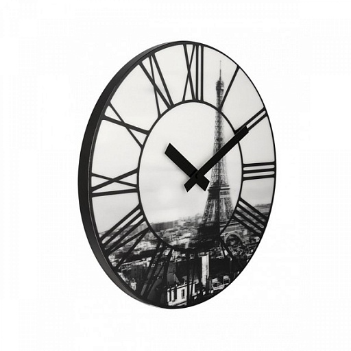 картинка настенные часы PARIS c 3D эффектом от интернет магазина