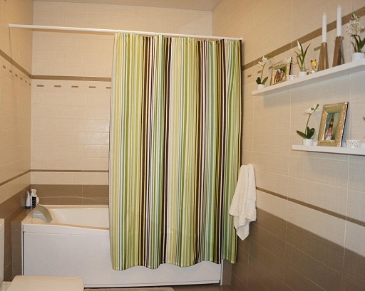 картинка шторка для ванной STRIPY от интернет магазина