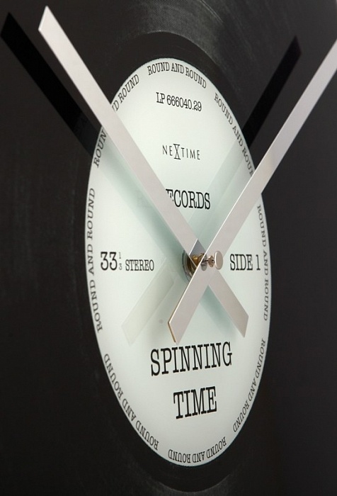 картинка настенные часы SPINNING TIME от интернет магазина